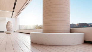 现代简约风格室内浴缸场景