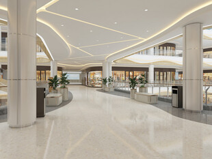 现代高端商场室内空间
