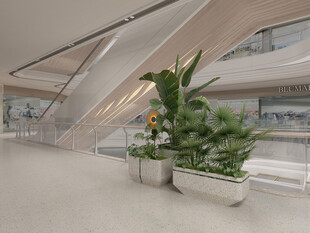 室内大厅绿植装饰景观