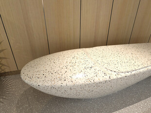 现代风格鹅卵石造型座椅