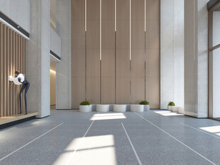 现代宽敞大厅室内空间