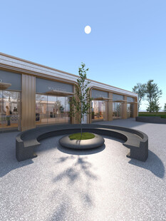 现代户外休闲庭院景观