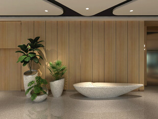 现代简约风格室内接待区