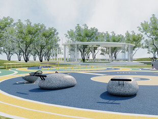 现代户外休闲景观空间