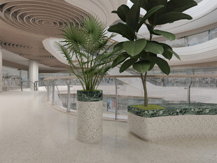 现代室内绿植装饰景观