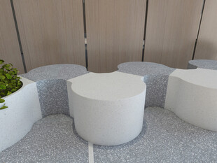 现代简约风格户外休闲座椅