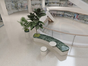 现代室内绿植装饰景观