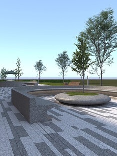 现代户外休闲广场景观