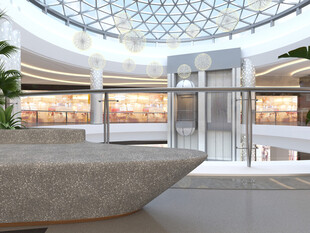 现代豪华大厅室内设计场景