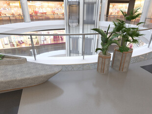 现代室内绿植装饰景观