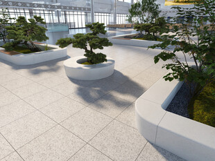 现代露台绿植景观设计