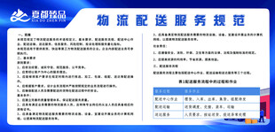 快递物流背景展板