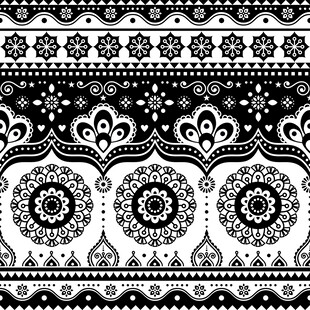 民族风几何图案