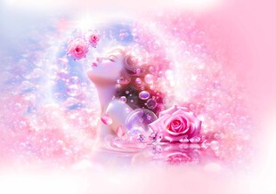 梦幻唯美的少女