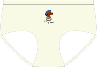 卡通图案儿童女士三角内裤