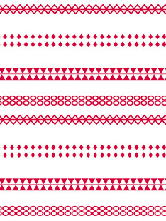 红色几何条纹图案背景