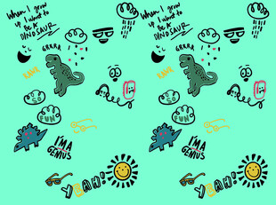 手绘卡通图案集合