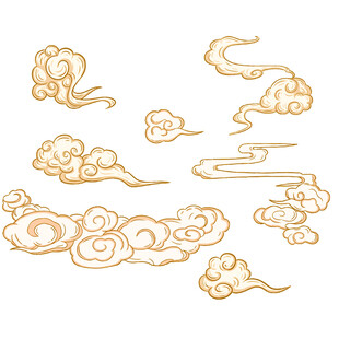 中式传统云纹图案集合