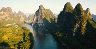 漓江山水绝美风光画面