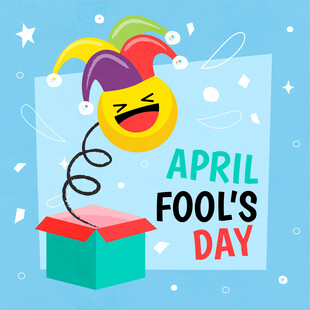 愚人节插画