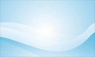 清新蓝白渐变波浪背景图
