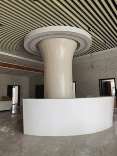 现代风格大厅接待台
