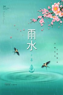 雨水海报