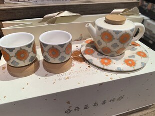 复古风茶具套装展示