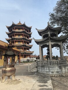古色古香的中式楼阁景观