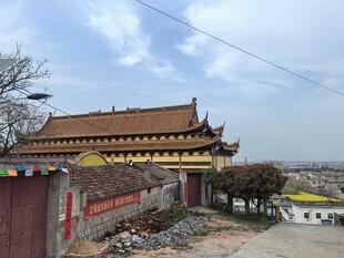 古式建筑寺院外景