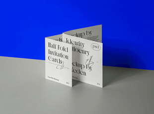 折叠书页展示样机