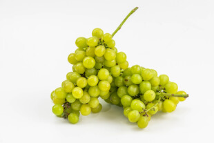 青葡萄串特写