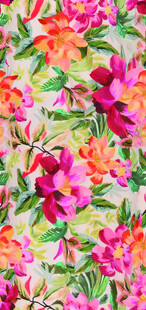 多彩花卉图案纹理