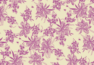 淡紫色花卉图案背景
