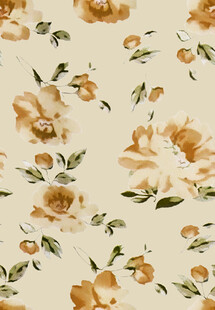 复古花卉图案布料纹理