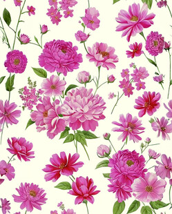 粉色花卉图案背景