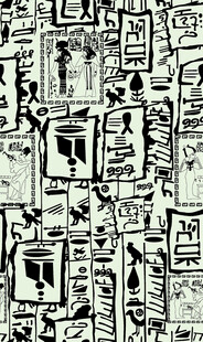 复古漫画风图案背景