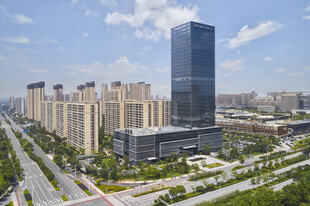 现代都市高楼林立景观
