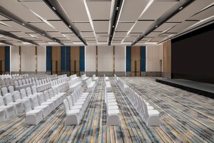 宽敞现代的大型会议室