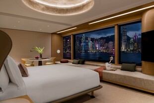 豪华现代风格的酒店客房