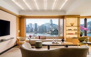 现代奢华客厅室内全景