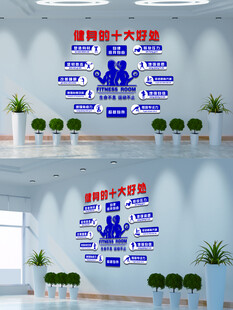 健身房文化墙