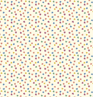 多彩爱心图案背景