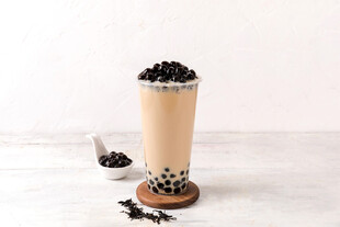 珍珠奶茶特写