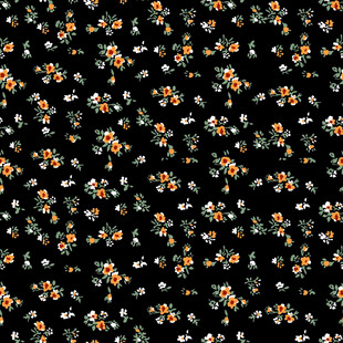 黑色底小碎花图案纹理