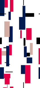 几何色块拼接抽象图案