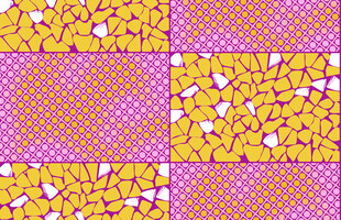 多彩几何图案拼接背景图