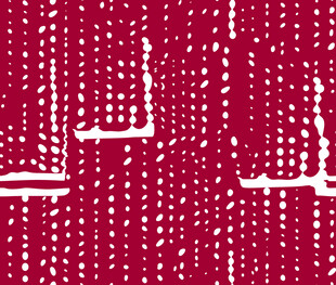 红色点状几何纹理图案