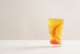 橙味饮品 杯中清新诱惑
