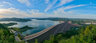 小浪底水库全景